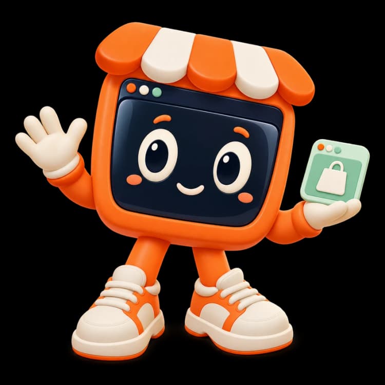 Vito, nuestra mascota: una alegre vitrina digital naranja